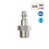 Raccord Rapide à Air Comprimé 10 mm (3/8 ) - Filetage Mâle - Connexion Fiable et Rapide - BGS
