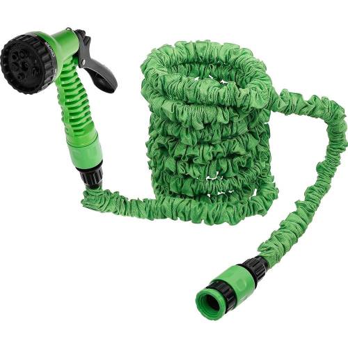Tuyau d Arrosage Textile Flexible 3-10 m - Largeur 19,7 cm, Hauteur 32 cm - Résistant et Pratique pour Jardinage - BGS