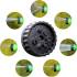 Tuyau d Arrosage Textile Flexible 3-10 m - Largeur 19,7 cm, Hauteur 32 cm - Résistant et Pratique pour Jardinage - BGS