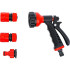 Pistolet d’Arrosage Multifonctionnel - 4 Pièces - Accessoires Complets - Arrosage Précis et Polyvalent - BGS