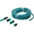 Tuyau d Arrosage 15 m 1/2 - PVC, avec Pulvérisateur et Raccord d Accouplement - Pratique et Résistant - D-Work