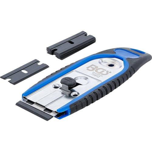 Racloir d'Étiquettes 40 mm - 6 Lames Plastique - Démontage Facile et Précis, Pro - D-Work