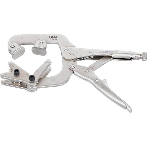 Pince Étau de Soudeur 250 mm - Pour Tuyaux - Précision et Maintien Sécurisé - BGS