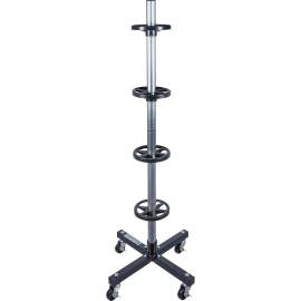 Support de Jantes Mobile - 16,1x10,5x59,1 cm - Acier Robuste - Rangement Pratique et Mobile - BGS