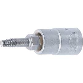 Douille à Embouts Extracteurs de Vis 6,3 mm (1/4) - Pour Profil T Torx Défectueux T15 - Extraction Facile et Précise - D-Work