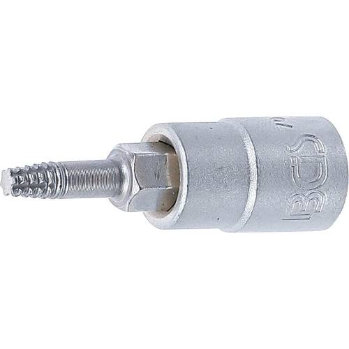 Douille à Embouts Extracteurs de Vis 6,3 mm (1/4 ) - Pour Profil T Torx Défectueux T15 - Extraction Facile et Précise - BGS