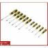 Douille à Embouts Extracteurs de Vis 10 mm (3/8) - Pour Profil T Torx Défectueux T30 - Extraction Facile et Précise - D-Work