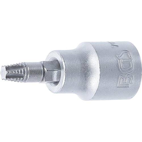 Douille à Embouts Extracteurs de Vis 10 mm (3/8 ) - Pour Profil T Torx Défectueux T27 - Extraction Facile et Précise - BGS