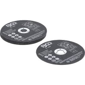 Jeu de 5 Disques à Couper Ø75x1,0x10 mm - Acier Inoxydable - Coupe Précise et Durable - BGS