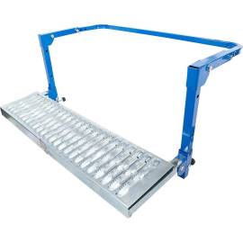Marchepied de Pneu Réglable pour Camions - 28,4x9,4x76,6 cm - Sécurisé et Robuste - BGS