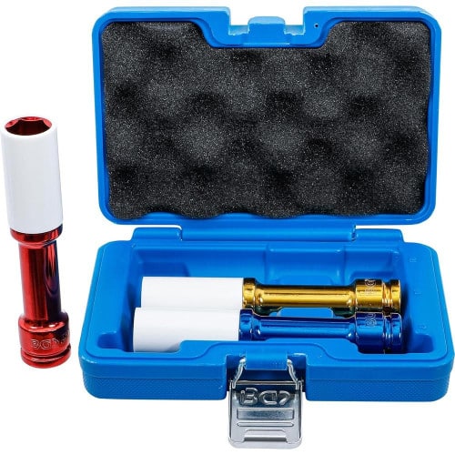 Jeu de Douilles de Puissance 3 pcs 12,5 mm (1/2) 150 mm - 17/19/21 mm - Protection et Durabilité - D-Work