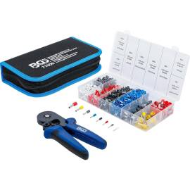 Pince à Sertir pour Cosses Conducteurs 0,25-10 mm - Assortiment Cosses 0,5-10 mm - Précision et Polyvalence - D-Work