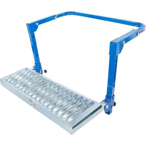 Marchepied de Pneu Réglable pour Fourgonnettes et Véhicules 4x4 - 27,9x8,5x57,3 cm - Robuste et Pratique - - BGS