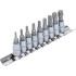 Jeu de Douilles à Embouts 6,3 mm (1/4 ) - Profil T Torx Plus TS10-TS50 - 9 Pièces - Précision et Polyvalence - BGS