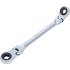 Double Clé Annulaire à Cliquet Pliable E14 x E18 - Têtes Polygonales Profil E - Précision et Maniabilité - BGS