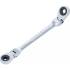 Double Clé Annulaire à Cliquet Pliable E10 x E12 - Têtes Polygonales Profil E - Précision et Maniabilité - BGS
