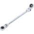 Double Clé Annulaire à Cliquet Pliable E6 x E8 - Têtes Polygonales Profil E - Précision et Maniabilité - BGS