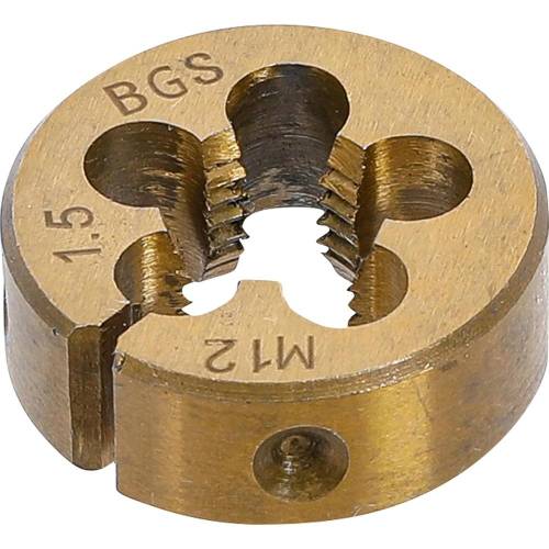Filières M12 x 1,5 x 30 mm - Acier, Filetage Précis - BGS