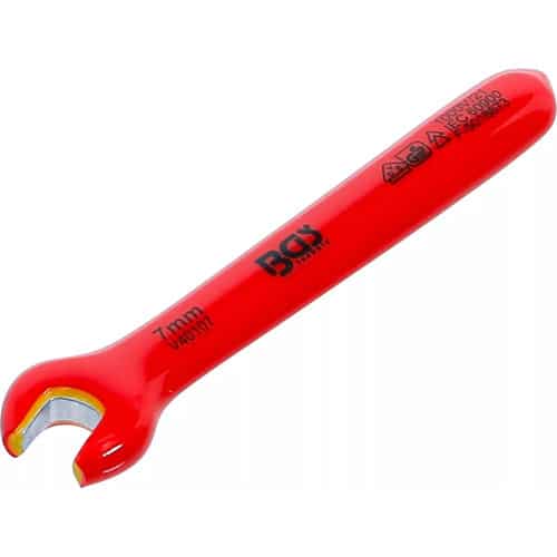 Clé à Fourche VDE 7 mm - Isolation Sécurisée - Acier, Pro, 1000 V - D-Work