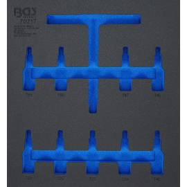 Insert de Servante d’Atelier 2/3 Vide - Dimensions 40,8x3,8x56,7 cm - Compatible Art. 70217 - Organisation et Praticité - BGS