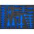 Insert de Servante d’Atelier 3/3 Vide - Dimensions 40,7x3,5x56,6 cm - Compatible Art. 70218 - Organisation Optimale - BGS