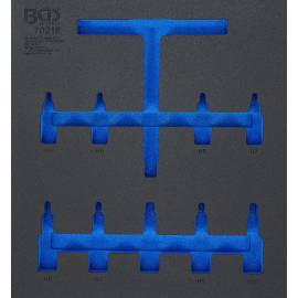 Insert de Servante d’Atelier 2/3 Vide - Dimensions 40,8x3,8x56,7 cm - Compatible Art. 70216 - Organisation et Praticité - BGS