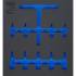 Insert de Servante d’Atelier 2/3 Vide - Dimensions 40,8x3,8x56,7 cm - Compatible Art. 70216 - Organisation et Praticité - BGS