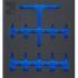 Insert de Servante d’Atelier 2/3 Vide - Dimensions 40,8x3,8x56,7 cm - Compatible Art. 70216 - Organisation et Praticité - BGS