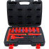Jeu de Douilles VDE 11 pcs 10-24 mm - Empreinte 12,5 mm (1/2) - Isolation Sécurisée et Usage Électrique - D-Work