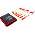 Jeu de Pinces et Tournevis d'Électricien VDE 12 pcs - Isolation Sécurisée, Acier, Pro, 1000 V - D-Work