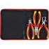 Jeu de Pinces VDE 3 pcs - Isolation 1000V, Ergonomiques et Sécurisées, Acier, Pro - D-Work