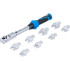 Jeu de Clés Dynamométriques 6-30 Nm - 10 Pièces pour Outils Enfichables 9x12 mm - Précision et Fiabilité - BGS
