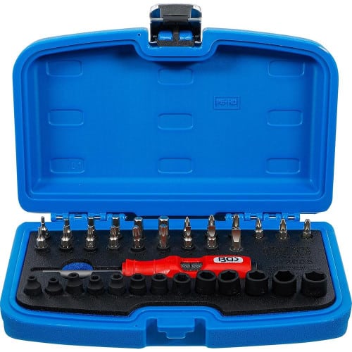 Jeu de Tournevis à Choc 36 pcs - 6,3 mm (1/4) - Acier Résistant - Polyvalence et Durabilité, Pro - D-Work