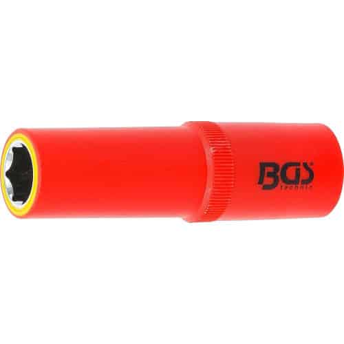 Douille pour Clé VDE Six Pans 12,5 mm (1/2) 14 mm - Acier Résistant - Sécurité Électrique, Pro - D-Work