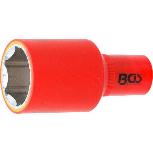 Douille pour Clé VDE 12,5 mm (1/2 ) - Six Pans, 32 mm - Sécurité et Précision - - BGS