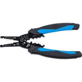 Pince à Dénuder et Sertir 210 mm - Acier, Multifonction - Précision et Confort d Utilisation - BGS
