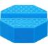 Tampon en Caoutchouc pour Cric 70 x 70 x 26 mm - Protection et Antidérapant - D-Work