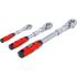Jeu de Cliquets Extensible Réversible 3 pcs - 6,3 mm à 12,5 mm - Polyvalent et Pratique pour Mécanique - D-Work