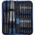 Jeu de Limes d'Atelier et Limes Aiguilles 17 pcs - Acier, Précision et Polyvalence - Pro - D-Work
