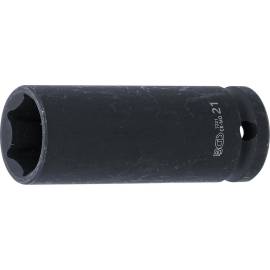 Douille à Choc Six Pans Longue 12,5 mm (1/2 ) - 21 mm - Puissance et Durabilité - BGS