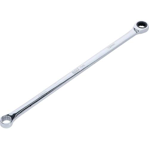 Clé Polygonale à Cliquet Extra Longue 12 mm - Acier, Ergonomique et Pratique, Zones Difficiles - D-Work
