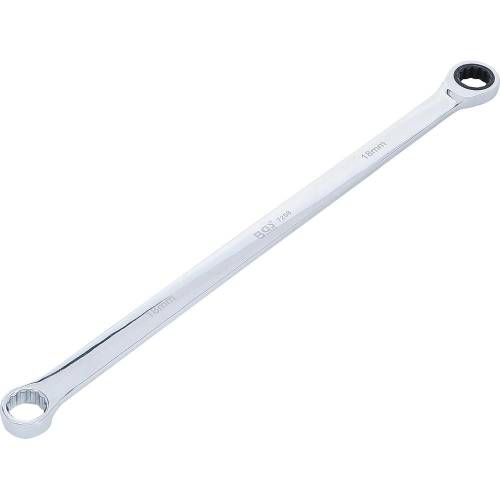 Clé Polygonale à Cliquet Extra Longue 18 mm - Acier Résistant - Précision et Confort d Utilisation - BGS