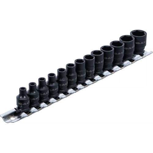 Douille à Choc Six Pans 6,3 mm (1/4 ) - 12 mm - Acier Résistant - Usage Professionnel et Précis - BGS