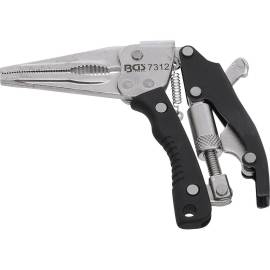 Pince Étau à Longs Becs 170 mm - Poignée Pistolet - Précision et Confort d Utilisation, Acier, Zones Difficiles - D-Work