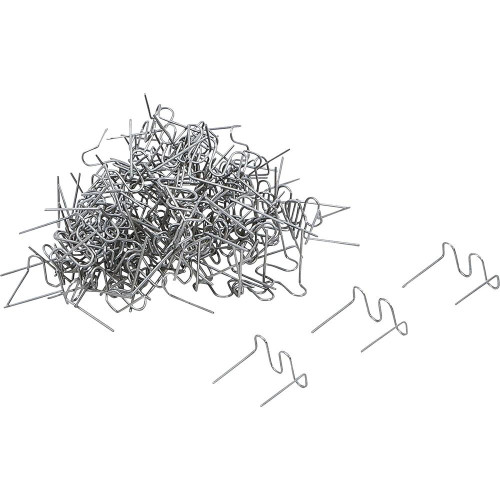 Jeu d’Agrafes de Réparation Ondulées 0,6 mm - 100 Pièces - Fixation Solide et Pratique - BGS