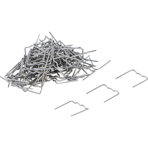 Jeu d'Agrafes de Réparation Plate 0,8 mm - 100 pcs - Fixation Précise et Durable, Pro - D-Work