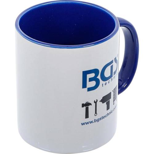 Tasse à Café ® - 1 Pièce, 90x105x119 mm - Céramique Blanche - Élégante et Résistante - BGS