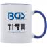 Tasse à Café ® - 1 Pièce, 90x105x119 mm - Céramique Blanche - Élégante et Résistante - BGS