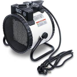 Ventilateur Chauffant Électrique 2 kW - 18,8x26,2x22,4 cm - Puissance Élevée et Chauffage Rapide - BGS