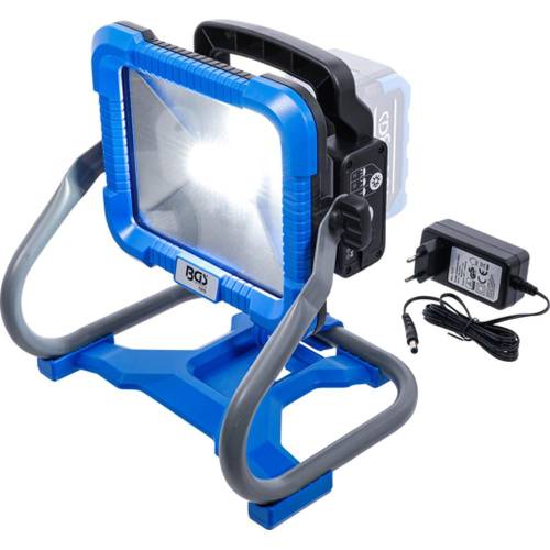 Lampe de Travail LED Repliable 18V - Sans Batterie, Portable et Puissante - BGS